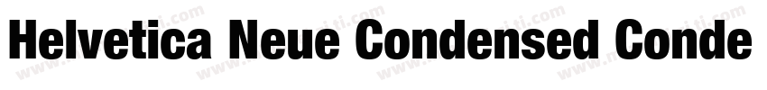 Helvetica Neue Condensed Condensed Reg字体转换